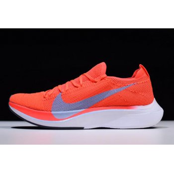 Nike Zoom VaporFly 4% Flyknit Bright Crimson Ice Blue AJ3857-600 Shoes